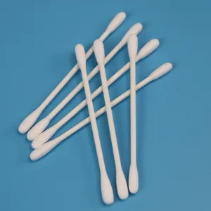 3"Biodegradable Double Round Cotton Tipped Swab Applicator With Paper Handle