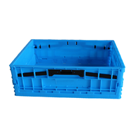 Caisse en plastique pliable PP 530*410*180mm, boîte de rangement pliable