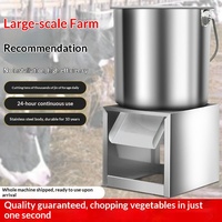 Broyeur Électrique de Bureau en Acier Inoxydable LIANHENONGMU Modèle 100511 pour l'Alimentation des Poulets, Canards, Oies et l'Élevage de Volailles au Lithium