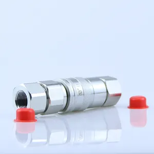 IOS16028 H302 1/4" Inch Flat Face Quick Connect Coupling For Transfer Line Connect And Disconnect