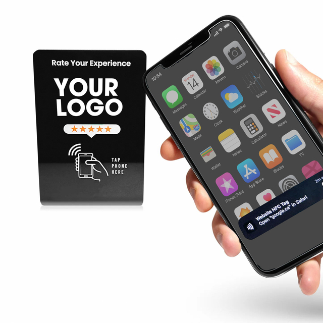 Custom CR80 Plastic Programmable Luxury NFC Business Card Smart Card Printing