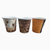 Gobelets à café jetables en papier kraft à paroi simple de 6 oz pour usage commercial en gros, pour café, 1000 pièces/boîte