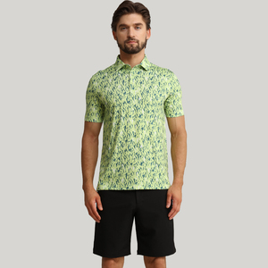 Nuevo Diseño al por Mayor, Camisetas Polo Personalizadas con Logotipo, Camisetas Polo Amarillas de Manga Corta para Hombre, Ajustadas, de Secado Rápido, para Golf - Product Image 2