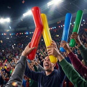 Palos de Espuma Inflables de PVC con Logotipo Personalizado, Venta al por Mayor, Artículos Promocionales para Estadios, Eventos Deportivos, Fútbol y Baloncesto - Product Image 1