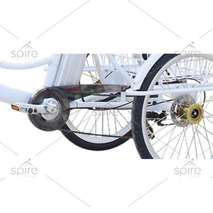 Triciclo de Transporte Abierto para Adultos con Marco de Acero de 7 Velocidades, Capacidad de Carga de 150 kg, Triciclo Eléctrico para Adultos, 7 Velocidades - Product Image 6