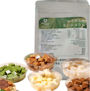 Poudre de gelée de matcha sans cuisson, poudre de gelée de lait de <span class=keywords><strong>coco</strong></span> et poudre de gelée de noix de <span class=keywords><strong>coco</strong></span>, poudre de pudding commerciale exclusive pour les salons de thé à bulles - Product Image 6