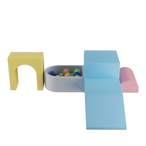Terrain de jeu intérieur en cuir PU souple personnalisé de 6 pièces <span class=keywords><strong>pour</strong></span> les tout-petits blocs d'escalade en mousse <span class=keywords><strong>pour</strong></span> bébé <span class=keywords><strong>pour</strong></span> l'activité de montée ramper - Product Image 5