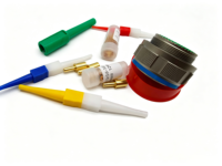 Connecteur Électrique Automobile Droit Étanche D38999/26FJ20PN avec Contacts Plaqués Or et Boîtier en Alliage d'Aluminium Compatible