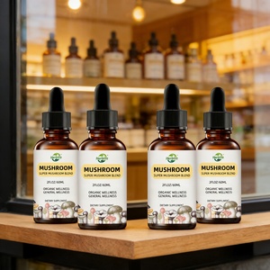 <b>Mushrooms</b> Blend Liquid <b>Drops</b> 60ml Chaga Red Reishi Extract Supplement Support Brain Function <b>Mushroom</b> <b>Drops</b> - Product Image 5