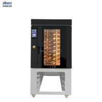 Four à convection à circulation d'air chaud 8/10 plateaux, montée en température rapide, uniformité thermique, rotation à 360° pour usines de transformation alimentaire