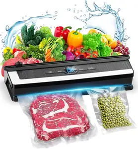 manufacturer automatic powerful mini household vacuum preservation machine bags 70kpa dry food and moist food vacuum sealer