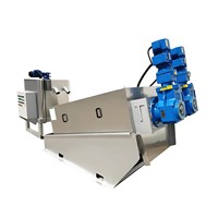 Presse à vis automatique pour la déshydratation des boues, machine de traitement des eaux usées municipales, séparateur solide-liquide des boues