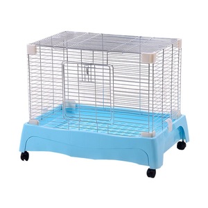 Jaulas para conejos al por mayor, rosas y azules, universales para interiores, con ruedas, jaulas de cría para mascotas, jaula para conejos con bandeja - Product Image 2