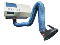 Extracteur de fumée d'échappement Lumeike, bras flexible industriel pour l'extraction des fumées de soudage, tuyau d'extraction de poussière, 15 kg