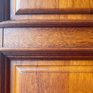 Chinesische beliebte Art chinesische Teakholz Holztür Doppel blatt Tor Massivholz Log Textur Altes Geld Stil des Haupteingangs - Product Image 4