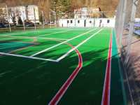 Dalles de sol en PP à emboîtement, portables, amovibles, pour extérieur, pour terrains de paddle-tennis, patinoires à roulettes et terrains de basketball