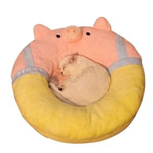 थोक चार सीज़न राउंड कैट सो रहे सोफे बिस्तर इनडोर पिल्ला और गुलाबी पालतू जानवरों के बिस्तर में - Product Image 6