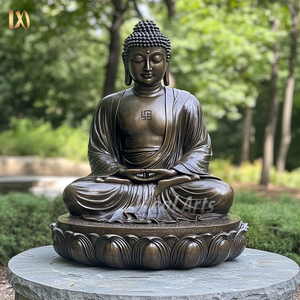 Statue de <span class=keywords><strong>bouddha</strong></span> en laiton bronze sculptée à la main sur mesure <span class=keywords><strong>pour</strong></span> l'extérieur - Product Image 6