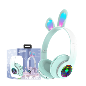 <span class=keywords><strong>JKK</strong></span>-auriculares inalámbricos con Orejas de conejo para niños, bonitos auriculares bluetooth con micrófono - Product Image 1