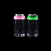 Multi warna desain baru 90ML botol plastik PET Cola kecil untuk kemasan butiran permen kartun