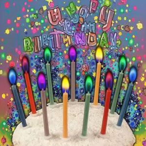 <span class=keywords><strong>Bougie</strong></span> magique de couleur flamboyante, cire de paraffine, décorations de gâteaux d'<span class=keywords><strong>anniversaire</strong></span> pour la maison, pour Halloween, Pâques, fêtes - Product Image 3