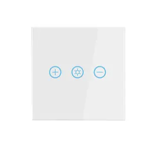 Digital Smart Switch Light Wifi Dimmer Wireless Glass Panel Remote Control Wifi Dimmer Light Switch