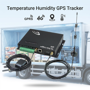 4G GPS Tracker Temperature Humidity Data Logger With GPRS Cellular Connection For Vehicle Monitoring - Product Image 1
