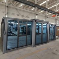 Casa Contenedor Prefabricada Expandible de 20 pies/40 pies con Certificación CE SAA, Estructura de Acero Modular, Villa, Hotel, Oficina, Casa Vacacional Pequeña