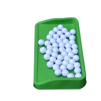 Accessoires de golf très demandés, prix de gros pour les terrains de golf, boîte à balles de golf robuste de grande capacité, plateau à balles de golf en caoutchouc