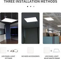 36W Smart APP Control LED Skylights Modern Aluminium Body SMD2835 Panneaux de plafond légers pour la maison bureau Artificielle Virtual Blue
