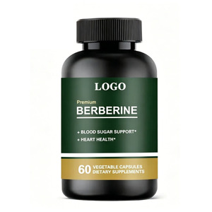 Cápsulas de Berberina para Adultos, Suplemento Alimenticio Natural para la Salud Intestinal, Se Acepta Empaque Personalizado - Product Image 1