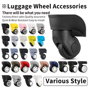 Ruedas <span class=keywords><strong>de</strong></span> Repuesto para Maleta, Silenciosas, Universales, con Absorción <span class=keywords><strong>de</strong></span> Impactos, <span class=keywords><strong>de</strong></span> 20 y 26 Pulgadas - Product Image 6
