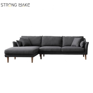 De lujo de diseño moderno sofá de 2 plazas tela sofá muebles de sala - Product Image 3