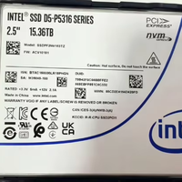 SSD Série D5-P5316 15,36 To 2,5 pouces PCIe 4.0 NVMe Disque SSD à semi-conducteurs SSDPF2NV153TZ Retiré d'un serveur