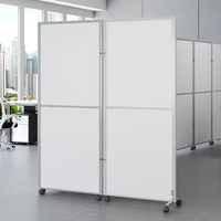 Cloison de bureau moderne et économique, séparateur de pièce portable, écran pliant, cloison mobile en aluminium pour atelier et école