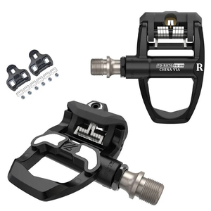 Pédales de vélo de route OEM/ODM BUCKLOS Pédales autobloquantes à clip en fibre de carbone/titane pour pédales de vélo <span class=keywords><strong>KEO</strong></span> avec crampons - Product Image 1
