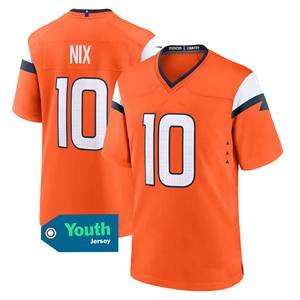 2026 كيدز يوث دنفر سيتي 10 # بو نيكس 15 # بونيتو 2 # سلطان-2 14 # قميص فريق ساتون الرياضي المطرز لكرة القدم الأمريكية - Product Image 2