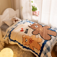 Cadeaux de Noël occidentaux pour la maison, couvertures en flanelle douce et chaude, modernes, épaisses, imprimées d'animaux par sublimation, personnalisées avec une image, en fausse fourrure de vison