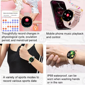วอทช์ 3 โปรนาฬิกาของแท้รุ่นใหม่ GPS NFC สมาร์ทวอทช์ผู้หญิงกีฬาติดตามอัตราการเต้นของหัวใจออกซิเมทรีกันน้ำบลูทูธสมาร์ทวอทช์เลดี้ - Product Image 6