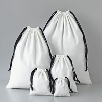 Sacs à chaussures en coton bio recyclable avec impression de logo sur mesure, sacs cadeaux à cordon avec impression sérigraphiée