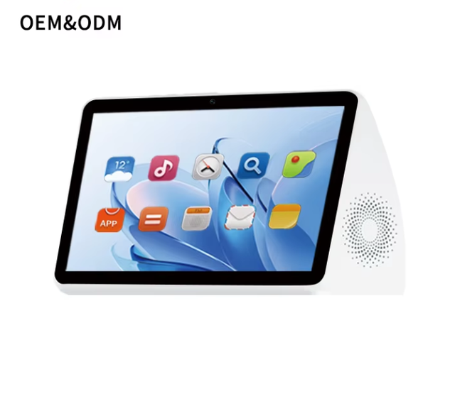 Android Smart Speaker with WiFi Home & Outdoor Portable Use 7-inch Screen Video Calling Battery-Powered Touch Control
