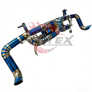 Sistema de Escape Trasero de Alto Rendimiento Vortex Grade 5 de Titanio de 1.2 mm con Acabado Espejo para AUDI R8 V10 5.2L 2024-2025 - Product Image 2