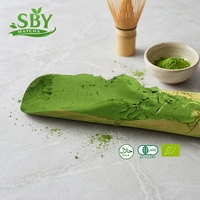 100% Pure Organic SBY Ceremonial Grade Matcha Green Tea Powder, HALAL JAS ECOCERT Certified