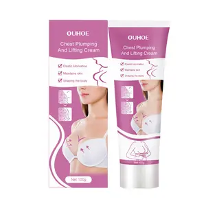 OUHOE all'ingrosso nutrire beautifolage massaggio paffuto al seno migliorare crema petto rimpolpante e Lifting crema