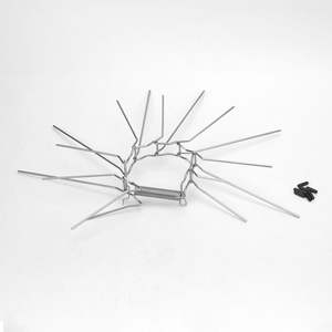 1 pièce set Acier inoxydable <span class=keywords><strong>Anti</strong></span> Cat Abwehrgurtel Weasel Deterrent marten repulsif Belt For Prevent Climbing - Product Image 3