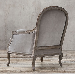 Sedia da Salotto in Stile Francese in Legno di Quercia Massello, Sedia Decorativa Antica per <span class=keywords><strong>Casa</strong></span> e Hotel - Product Image 6