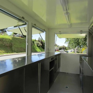 Food Truck Tuk-Tuk Haut de Gamme Personnalisé en Aluminium et Fibre de Verre pour Frites, avec Cuisine Prête à l'Expédition pour Vente de Bonbons - Product Image 6