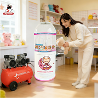 Machine à rembourrer les peluches commerciale pour mini-jouets porte-clés et animaux en peluche de 4/6/7 pouces, modèle mobile