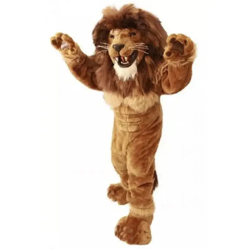 N9 Freundliche Urlaub Cosplay Tier Kostüm Power Lion Maskottchen Kostüm Für Erwachsene