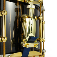 Professional Grade Snare Drum Set Factory Direct Thickened Ebony Stainless Steel Maple Material Mesh Brass Musical Function